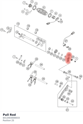Diagram preview: Pull Rod (6413403000033)