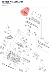 Diagram preview: DOUBLE PIN ACTUATOR (A60036084000)
