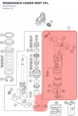 Diagram preview: MONOSHOCK LOWER PART CPL. (36120781S12)