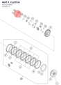 Diagram preview: NUT F. CLUTCH (90232019000)