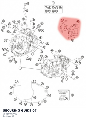 Diagram preview: SECURING GUIDE              07 (75030047000)