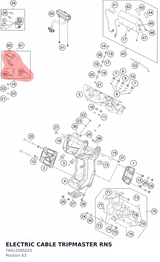 Diagram preview: ELECTRIC CABLE TRIPMASTER RNS (76412085020)