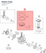 Diagram preview: Piston II kpl. (79430107200 II)