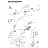 Kawasaki OEM – WEIGHT,HANDLE,INNER product image