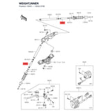 Kawasaki OEM – WEIGHT,INNER product image