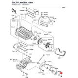 Kawasaki OEM – BOLT-FLANGED,10X14 product image