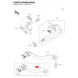Kawasaki OEM – LEVER-CHANGE,PEDAL product image