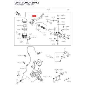 Kawasaki OEM – LEVER-COMP,FR BRAKE product image