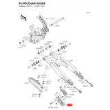 Kawasaki OEM – PLATE,CHAIN GUIDE product image