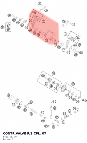 Diagram preview: CONTR.VALVE R/S CPL. 07 (54837061144)