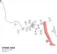 Diagram preview: STAND SIDE (A60103P23000)