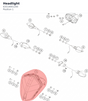 Diagram preview: Headlight (63514001200)