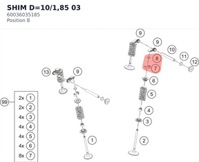 Diagram preview: SHIM D=10/1,85 03 (60036035185)