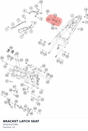 Diagram preview: BRACKET LATCH SEAT (94503002085)