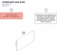 Diagram preview: TYPEPLATE USA KTM (LI24-A490-11)
