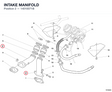 INTAKE MANIFOLD 14010071B diagram position