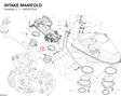 INTAKE MANIFOLD 14010731A diagram position