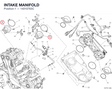 INTAKE MANIFOLD 14010763C diagram position