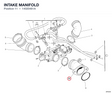 INTAKE MANIFOLD 14020461A diagram position