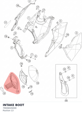 Diagram preview: INTAKE BOOT (79006026000)