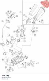 Diagram preview: End cap (A62405979050)
