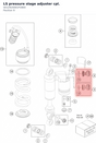Diagram preview: LS pressure stage adjuster cpl. (S012920001P2800)
