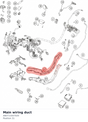 Diagram preview: Main wiring duct (A60711047020)