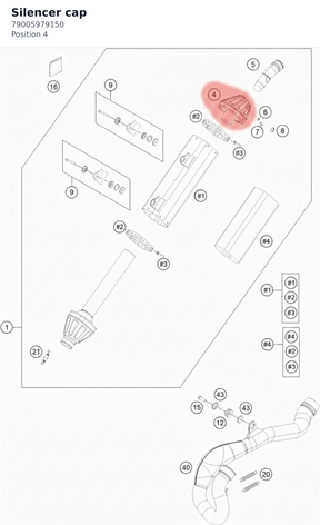 Diagram preview: Silencer cap (79005979150)