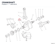 CRANKSHAFT 14621241A diagram position