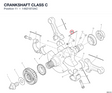 CRANKSHAFT CLASS C 14621872AC diagram position