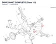 DRIVE SHAFT COMPLETO (Class 1-2) 14622162CA diagram position