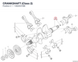 CRANKSHAFT (Class 2) 14622541BB diagram position
