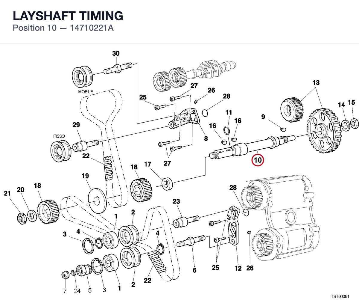LAYSHAFT TIMING