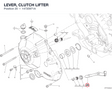 LEVER, CLUTCH LIFTER 14720971A diagram position