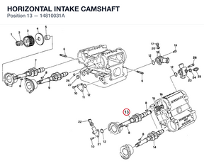 HORIZONTAL INTAKE CAMSHAFT
