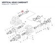 VERTICAL HEAD CAMSHAFT