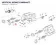 VERTICAL INTAKE CAMSHAFT