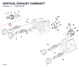 VERTICAL EXHAUST CAMSHAFT