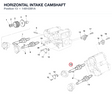 HORIZONTAL INTAKE CAMSHAFT