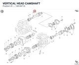 VERTICAL HEAD CAMSHAFT
