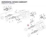 HORIZONTAL INTAKE CAMSHAFT