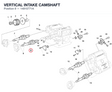 VERTICAL INTAKE CAMSHAFT