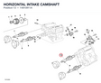 HORIZONTAL INTAKE CAMSHAFT