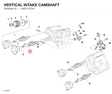 VERTICAL INTAKE CAMSHAFT