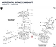 HORIZONTAL INTAKE CAMSHAFT