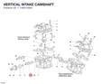 VERTICAL INTAKE CAMSHAFT