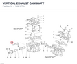 VERTICAL EXHAUST CAMSHAFT