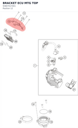Diagram preview: BRACKET ECU MTG TOP (93807017001)