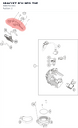 Diagram preview: BRACKET ECU MTG TOP (93807017001)