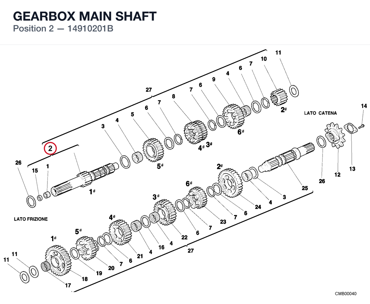 GEARBOX MAIN SHAFT